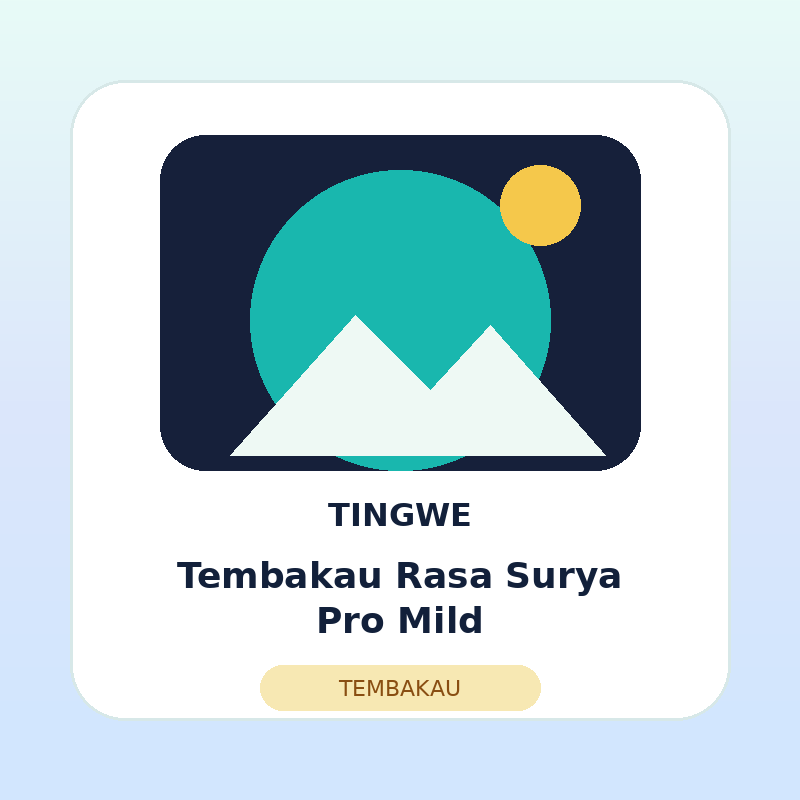 Tembakau Rasa Surya Pro Mild